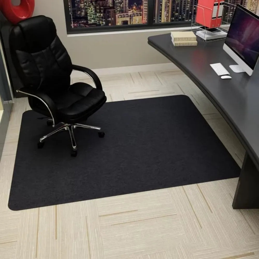 Alfombrillas de suelo modernas minimalistas para sala de conferencias, oficina en casa, antideslizantes, resistentes al desgaste, grises, silenciosas, modelo sénior de VIKAMA