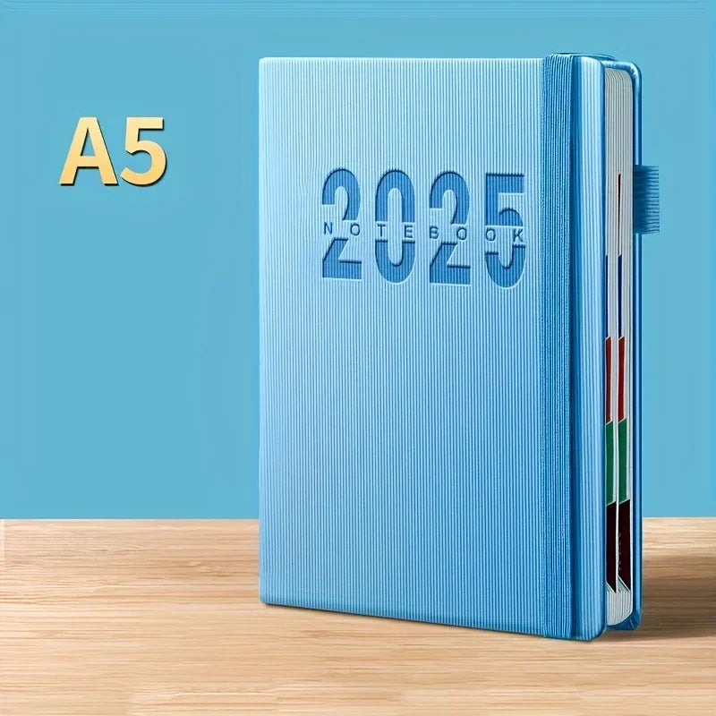 Agenda 2025 "Une Page Par Jour" pour l'autodiscipline et la gestion du temps, 400 pages