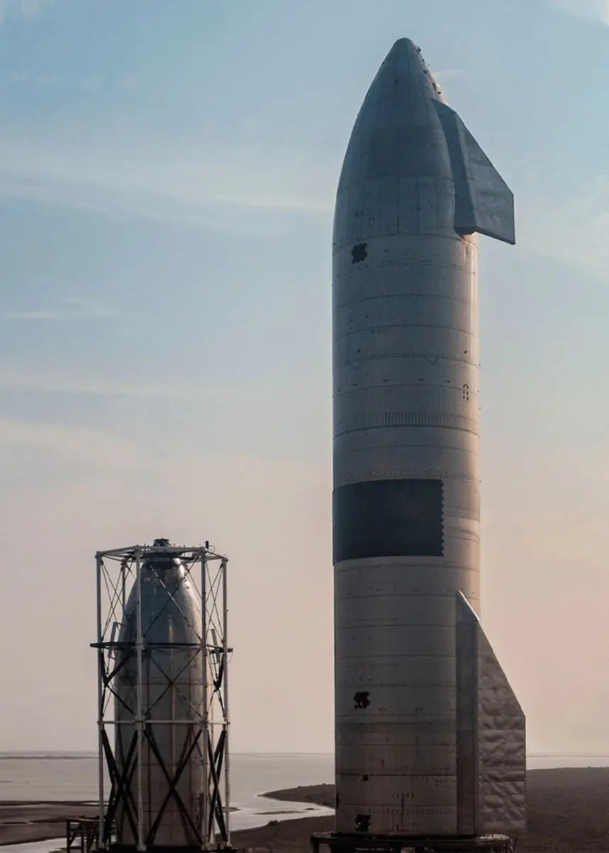 Fotos reales de SpaceX Starship impresas en lienzo, póster de tecnología de aviación, decoración de pared, fotos de cohetes, decoración de pared.