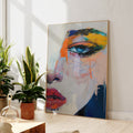 Abstraction moderne Figures vibrantes Peinture d'art coupable Impression Affiche Toile pour salon Chambre à coucher Mur de galerie Décoration intérieure