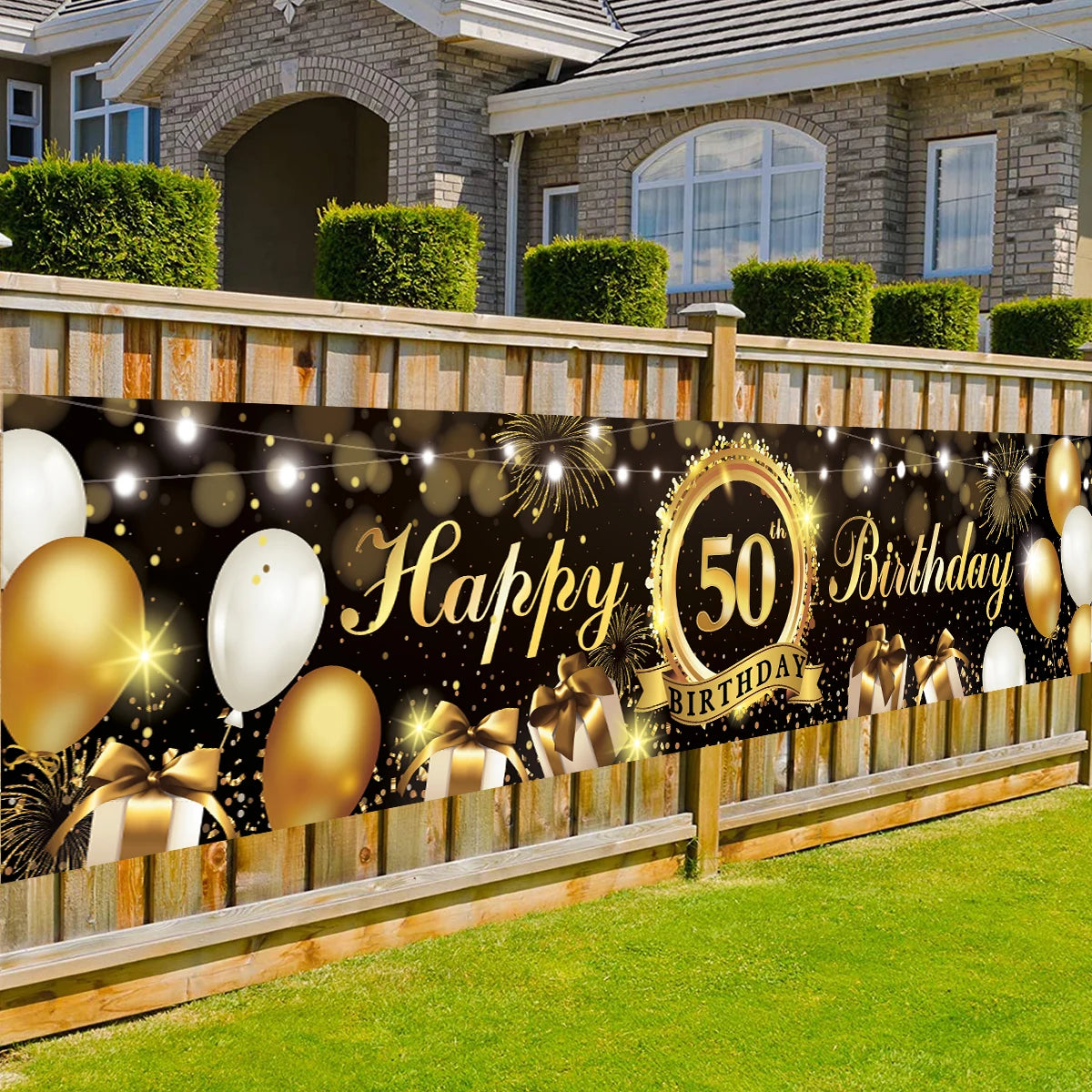Joyeux Anniversaire Fond 18 21 30 40 50 60 Décoration de Fête d'Anniversaire Bannière d'Anniversaire Drapeau Suspendu Décoration de Fond 30ème Anniversaire