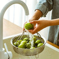 Cesta Universal de Acero Inoxidable para Cocción al Vapor | Inserto de Acero Inoxidable 304 de Grado Alimenticio para Olla Arrocera/Instant Pot | Colador Multifunción Apto para Lavavajillas