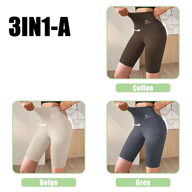Shorts Femme M-XL, Shorts de sport pour femme, Nouveaux shorts cyclisme jogging fitness taille haute push-up, Shorts de sport leggings, Vêtements de yoga