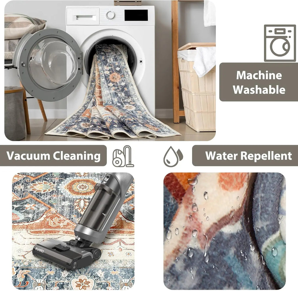 Alfombrilla de baño VIKAMA de imitación cachemir con diseño de dólar, antideslizante, plegable, para dormitorio, decoración del hogar
