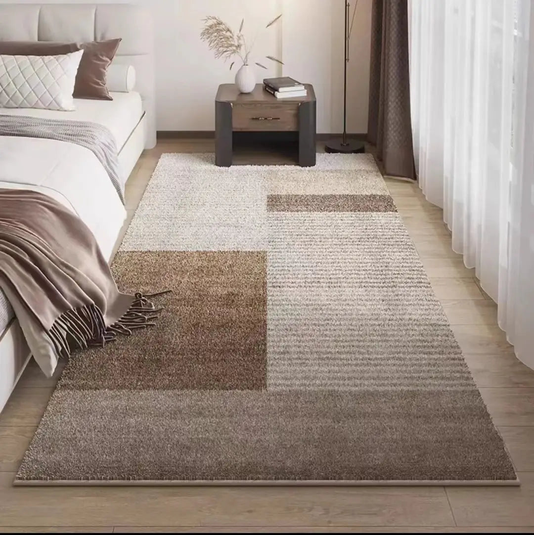 Japanese Amazing Silence Style Imitation Cashmere Carpet Living Room Bedroom Bedside Decorative Carpet Soft Comfort Washable Mat