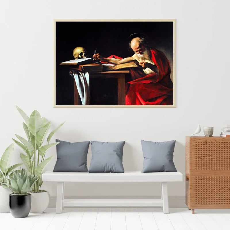 Classic, Vintage, Wall Art, Caravaggio Oil Painting, HD Canvas Printed Poster, Home Living Room Bedroom Decoration, Wall Art