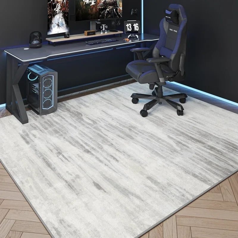 Alfombra para sala de juegos VIKAMA - Tapete para sala de estar de estilo simple - Alfombra duradera y lavable para sofá y mesa de café - Decoración del hogar