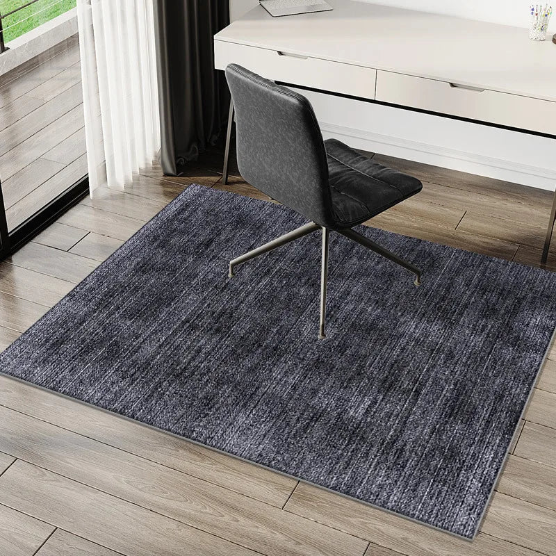 Tapis géométrique VIKAMA, chaise d'ordinateur de bureau, chaise de jeu, tapis antidérapant, tapis de pied rectangulaire en velours de cristal pour chambre.