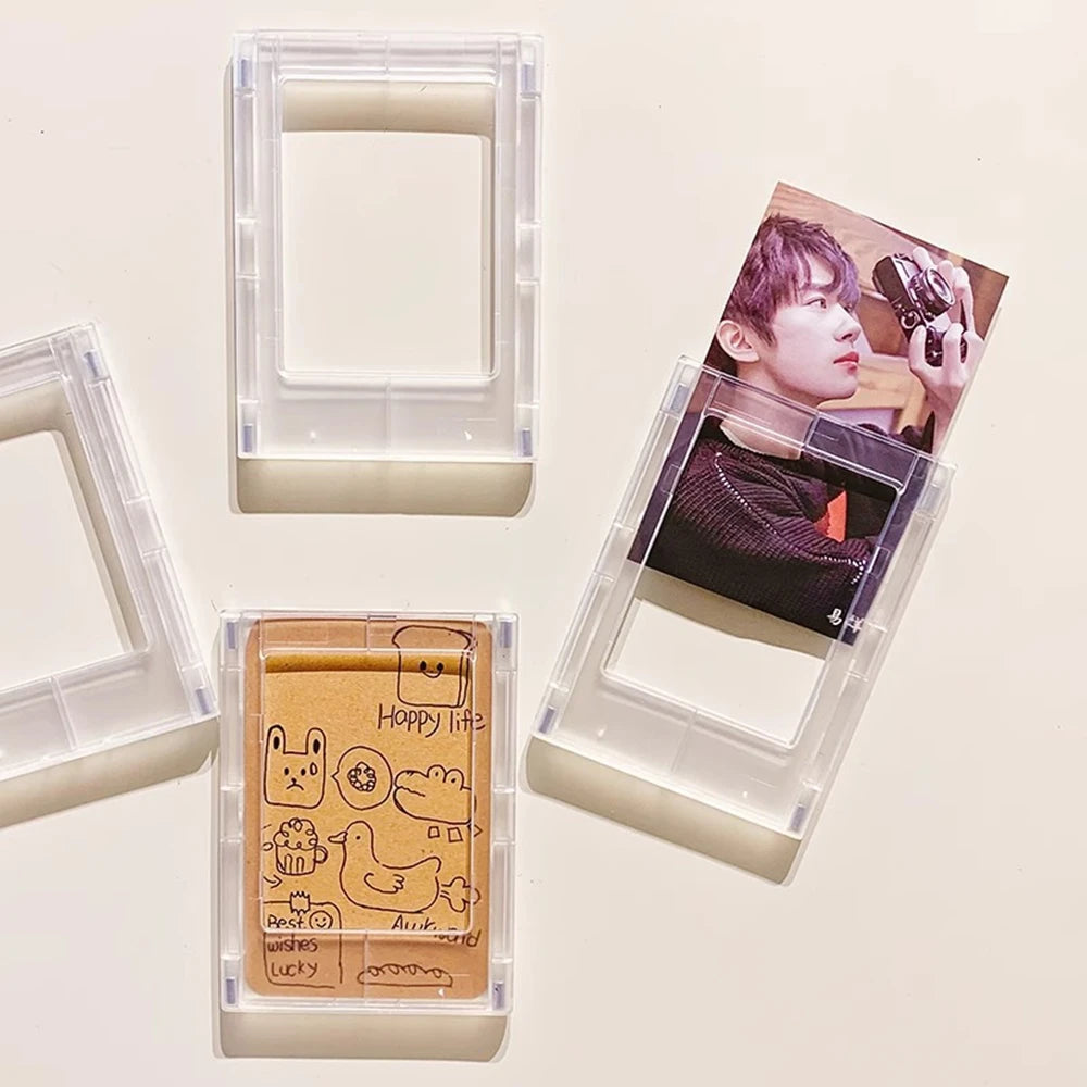 Nuevos marcos magnéticos para fotos para refrigerador, marcos de fotos de colores de 3 pulgadas, álbum de imanes para nevera, regalo de San Valentín, aniversario
