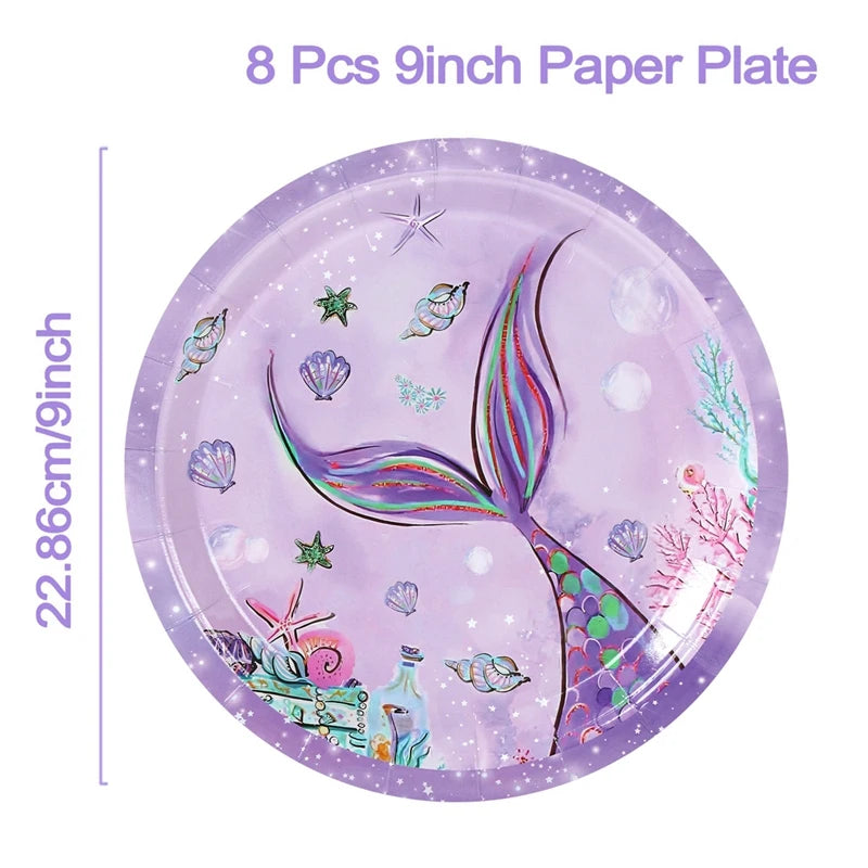 Mermaid Tail Cupcake Stand Under The Sea Little Mermaid Birthday Party Supplies Wedding Birthday Party Decor Kids Baby Shower
