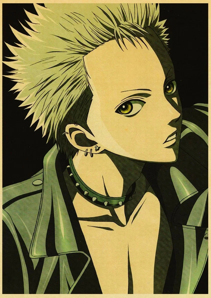 Umibe No Etranger Póster Anime Arte de Pared PÓSTER RETRO vintage papel kraft Pinturas Impresiones Imagen Para Niños Decoración Habitación Hogar Regalo