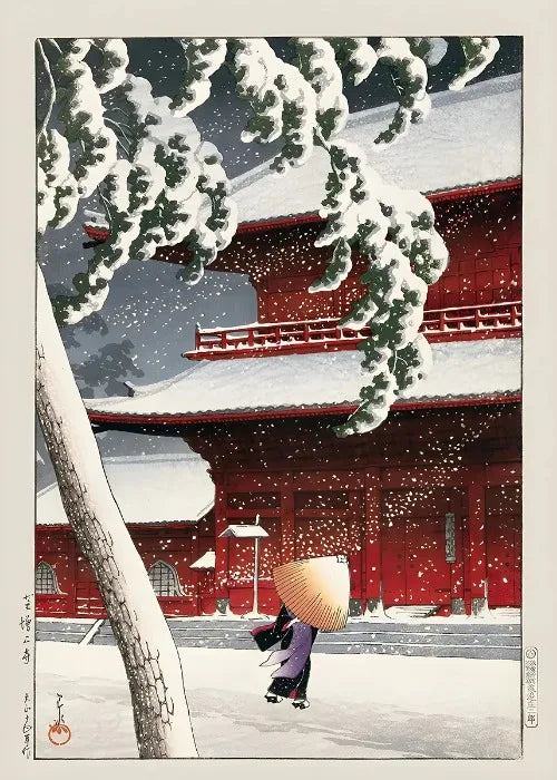 Ukiyo E Carteles Japoneses Vintage Antiguo Paisaje Japonés Bellas Artes Decoración Galería Ukiyo Impresiones Estéticas Pintura en Lienzo