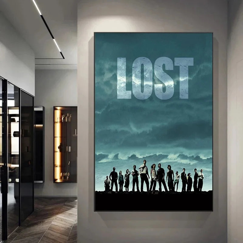 Canvas Poster House/Kingdom/ Lost/Breaking Bad TV Series Movie Poster Classic Modern Film Poster Vintage Wall Art Picture Decor