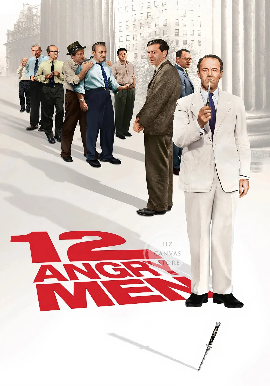 12 Angry Men/Bus Stop/The Blues Brothers Movie Poster Vintage Retro Film Poster Wall Art Print Classic Cult Cinema Movie Decor
