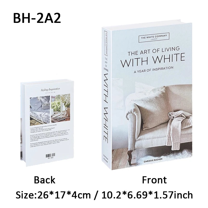 Paris New York Luxury Fake Book Storage Box Brazil Mexico Decorative Books Home Decor Coffee Table Shelf Interior Decoration