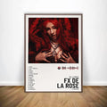 Affiche De La Rose Chanteuse HD Art Mural Adhésif Imperméable Décoration Maison Salon Bar
