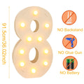 Cadre lumineux LED géant de 91,5 cm, chiffre pour décoration de fête 1er anniversaire, mariage enfants, 30e, 50e, 60e anniversaire, fournitures de fête prénatale