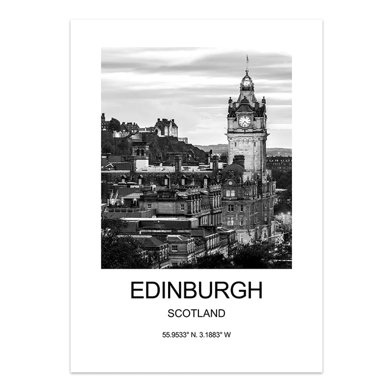 City Poster New York London Paris Wall Art for Livingroom Decoration Picture on The Wall Sheets for Paintings Canvas Home Decor