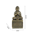 Statue Bouddha Éléphant Thaïlande Bouddha Résine Figurines Bouddhisme Fengshui Hindou Bouddha Assis Figurine Décoration Maison Salon Cadeau