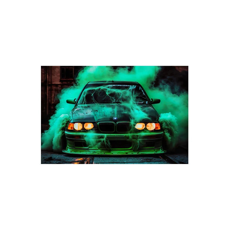 Large Size Retro Sports Car Poster Classic Luxury Racing Graffiti Canvas Painting Supercar Watercolor Wall Art Room Home Decor