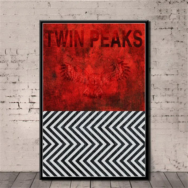 Serie de TV Twin Peaks, póster de anime de película clásica y grabados en lienzo, pintura artística, cuadros de pared para sala de estar, decoración del hogar
