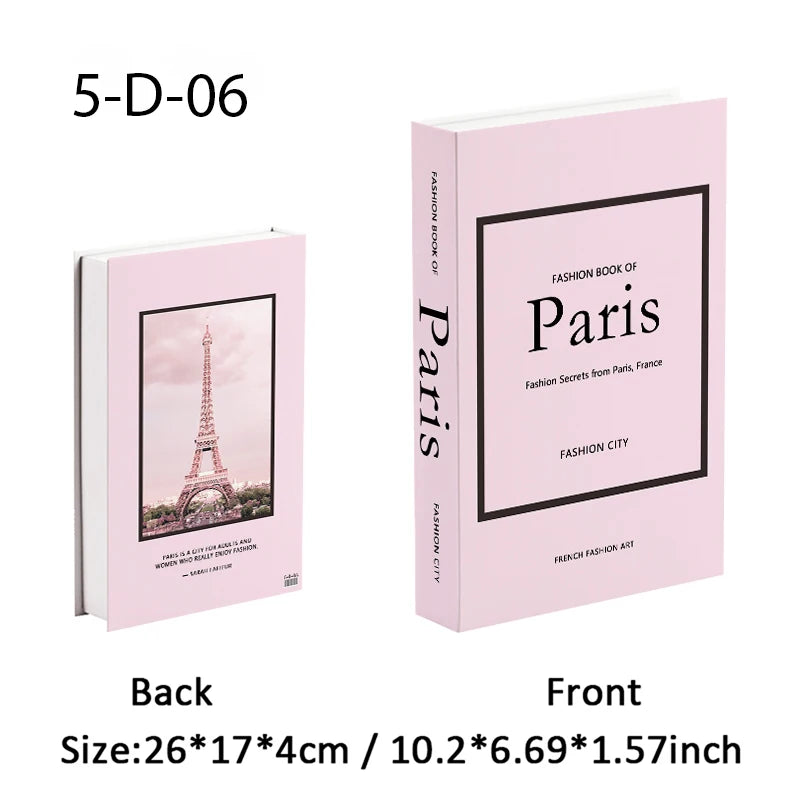 Luxury Fake Book Decorative Books Boho Matisse Storage Box Home Decor Coffee Table Shelf Ornament Japanese Interior Decoration