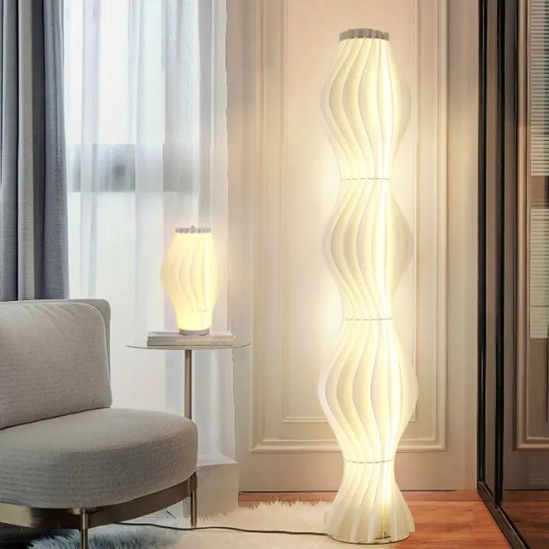 Lampadaires modernes nordiques avec jupes en herbe et LED, pour salon et chambre à coucher, éclairage décoratif, luminaires sur pied, lampes de chevet intérieures