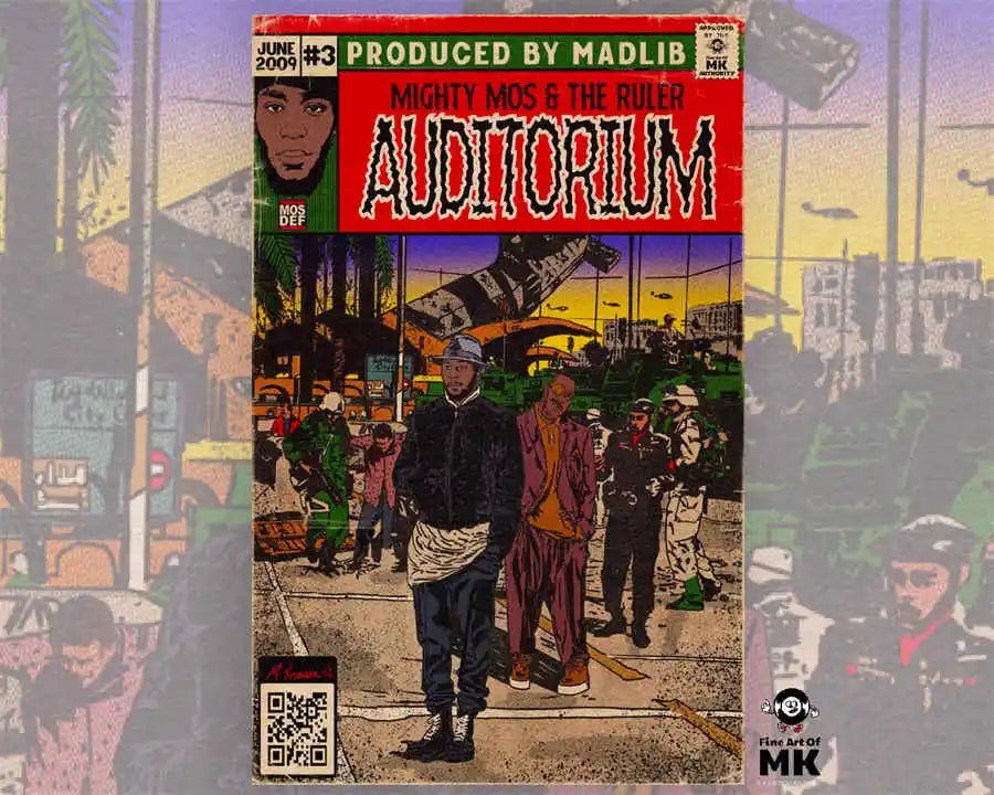 MF Doom Comic Poster Aesthetic Nas Michael Jackson Music Album Hip Hop Rapper Manga Vintage Canvas For Wall Art Mural Room Decor