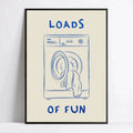 Loads Of Fun Laundry Room Canvas Retro Wall Art Prints Canvas Painting Poster Picture For Living Room Home Decor