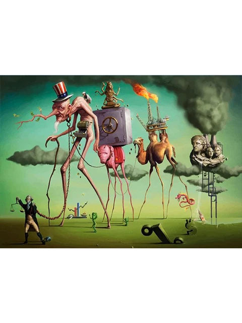 Surréalisme Œuvre d'Art Célèbre de Salvador Dalí Affiches et Impressions Toile Peinture Tableaux Muraux pour Salon Décoration Intérieure