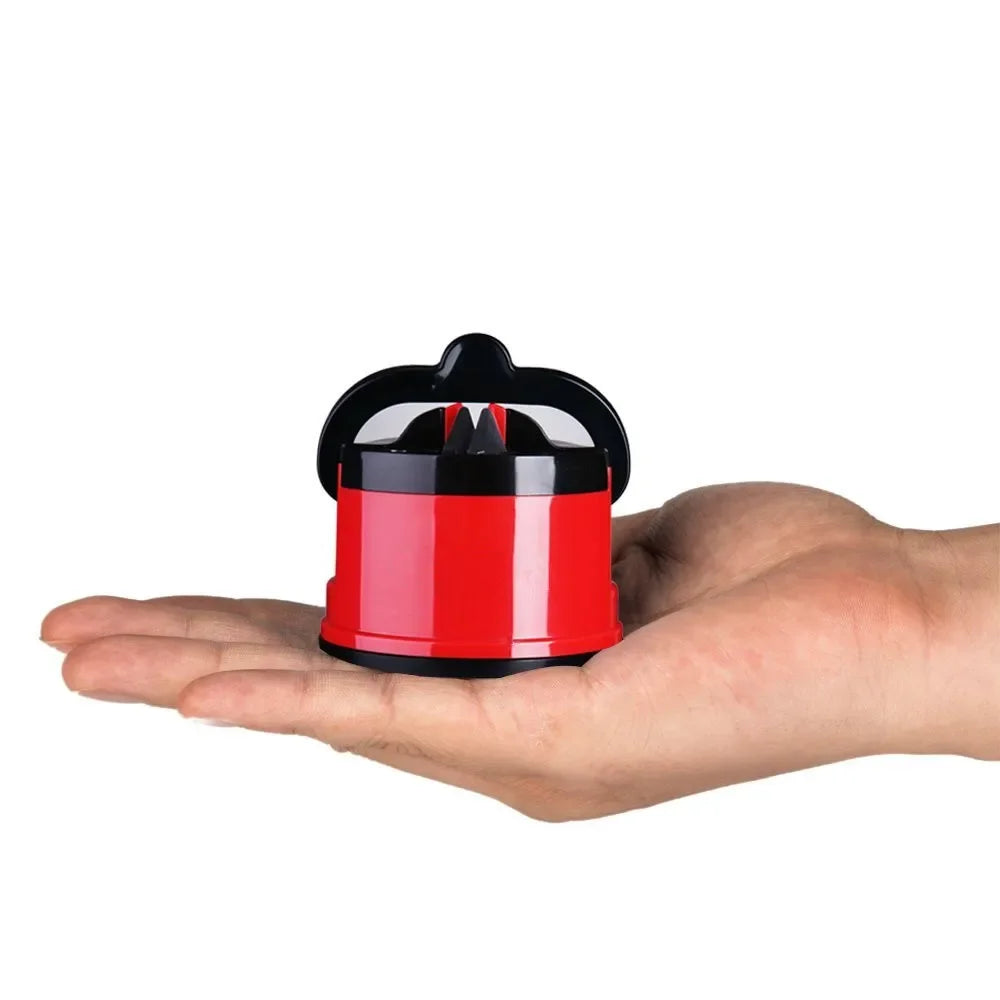 Afilador de cuchillos, herramienta de afilado, fácil y seguro para afilar cuchillos de cocina, cuchillos de chef, cuchillos de Damasco, afilador de succión