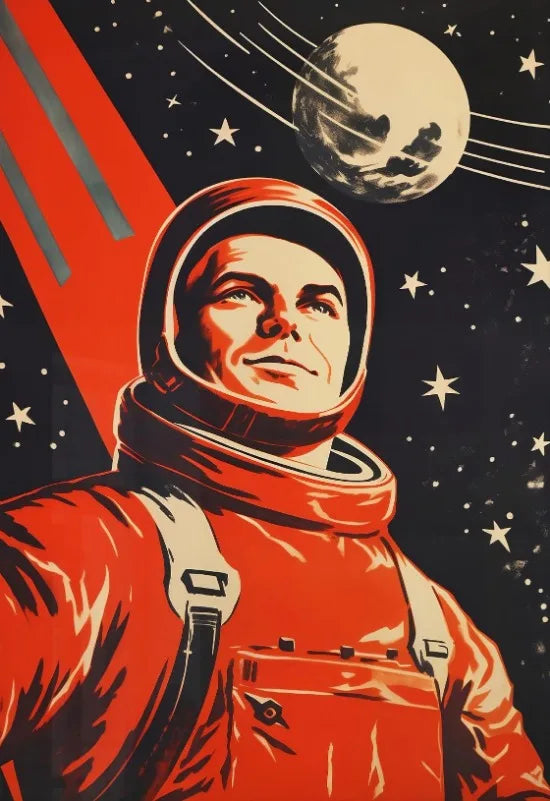 Póster Artístico de Viajes Espaciales, Cómic Vintage, Póster Alienígena Divertido, Alienígena con Decoración Humana para Pared, Humor de Bar, Decoración Retro, Lienzo Impreso de los 90