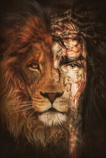 Classic Christian Wall Art Bible Jesus Lion And Warrior Oil On Canvas Posters And Prints Living Room Decoration Gifts