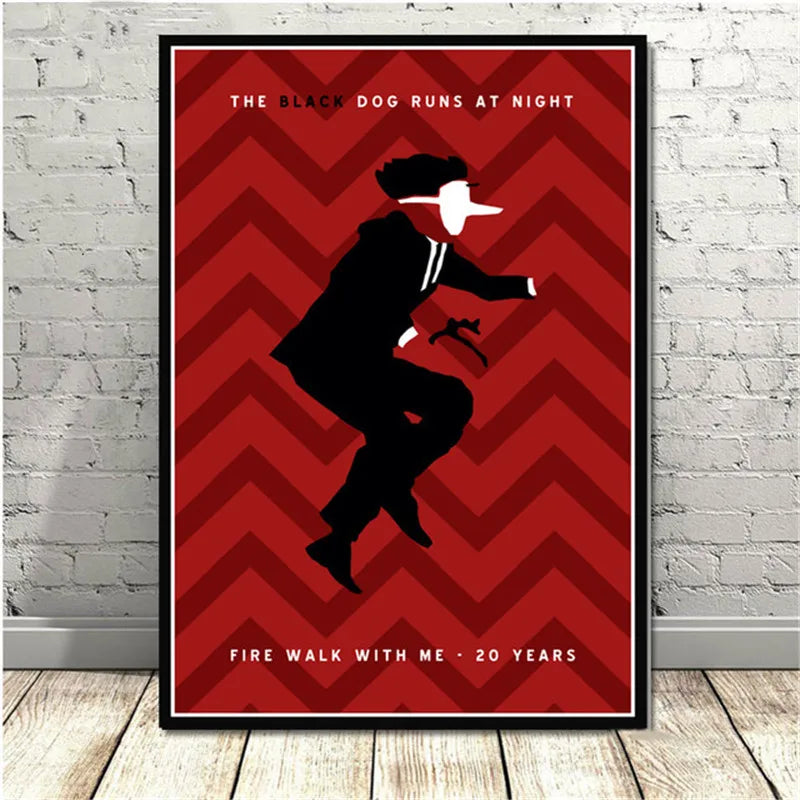 Serie de TV Twin Peaks, póster de anime de película clásica y grabados en lienzo, pintura artística, cuadros de pared para sala de estar, decoración del hogar