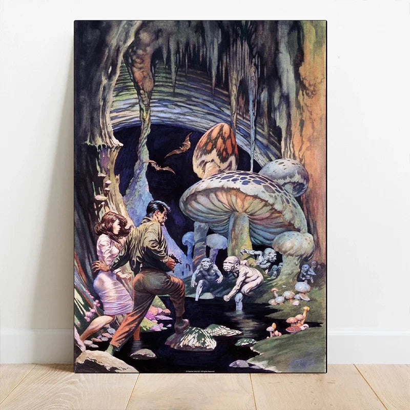 Classic Vintage Wall Art, Frank Frazetta Wall Art, HD Canvas Printed Poster, Home Living Room Bedroom Decor Wall Painting