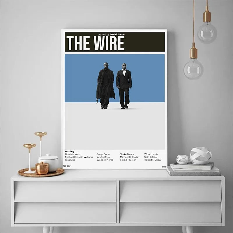Minimalist Movie Poster Dirty Harry/The Wire/Homeland Classic TV Shows Art Print Vintage Canvas Painting Wall Decor Home Decor