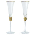 Lot de 2 verres créatifs à bord doré, tasse à vin rouge, cocktail, champagne, whisky, tasse à boire, gobelet de fête, fournitures de mariage, cadeau