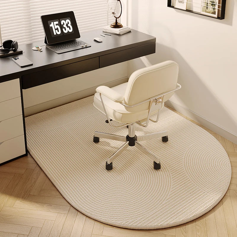 Alfombrilla de estudio VIKAMA para suelo, para silla giratoria de escritorio de ordenador, alfombra de mesa de tocador para mesita de noche de dormitorio, decoración del hogar