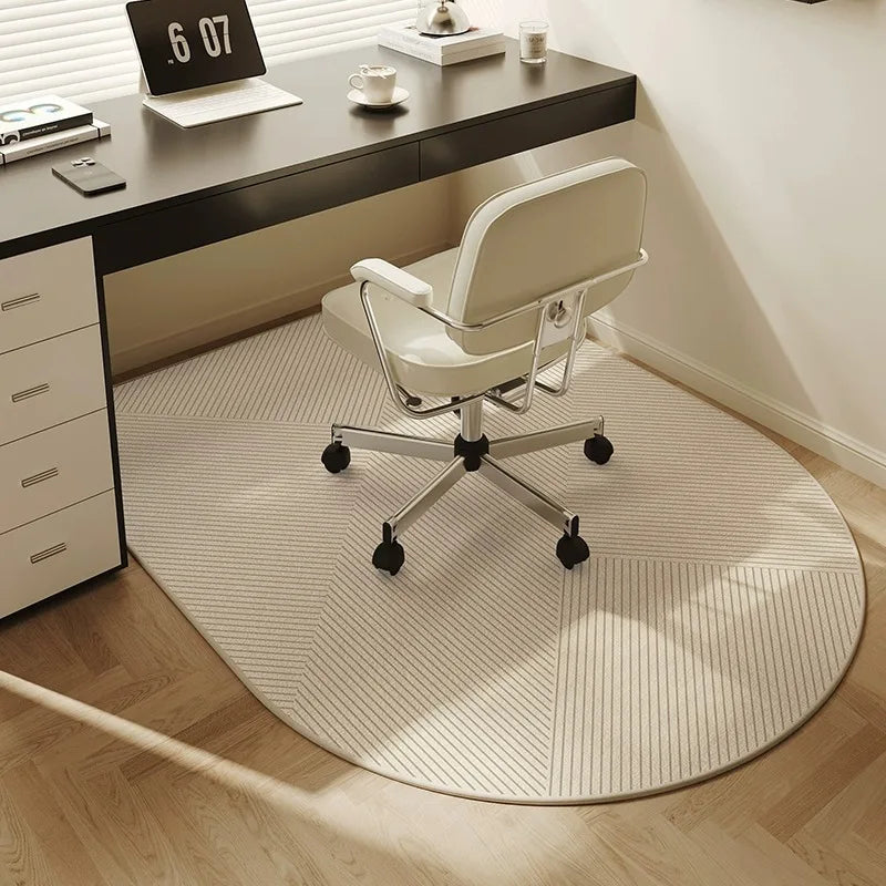 Alfombrilla para silla VIKAMA, alfombra arqueada para dormitorio, tocador, alfombra moderna para el hogar, estudio, sala de juegos, silla giratoria, alfombra silenciosa, alfombrilla para escritorio de oficina