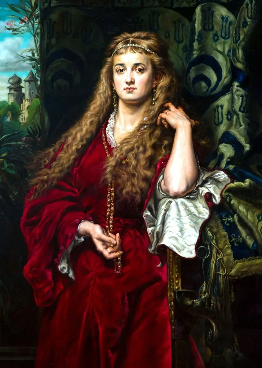 Stanczyk Jan Matejko Póster Vintage Cuadro en Lienzo Antiguo Impresión de Arte Retro Decoración del Hogar Decoración de Pared Regalo