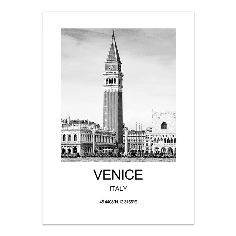 City Poster New York London Paris Wall Art for Livingroom Decoration Picture on The Wall Sheets for Paintings Canvas Home Decor