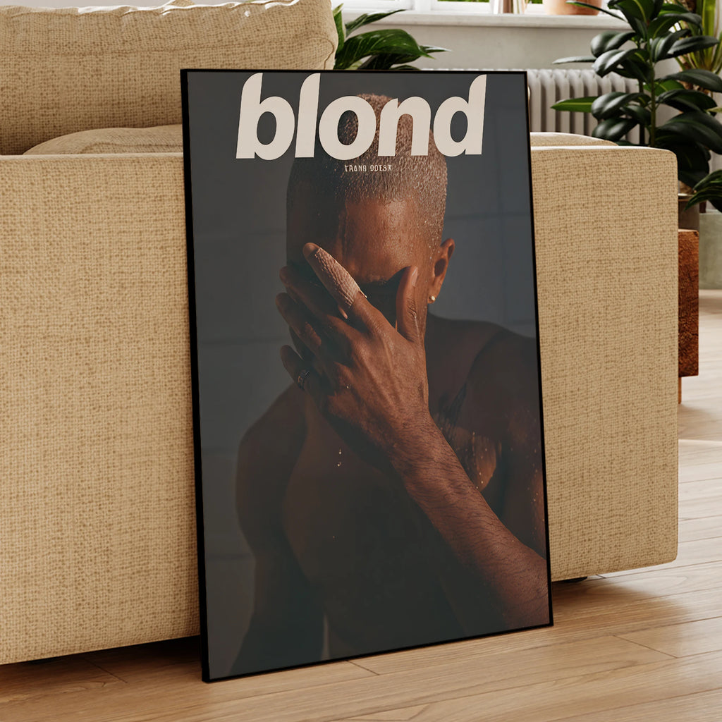 Affiche Moderne Frank Ocean X Blond Impressions d'Art Mural Toile Peinture Poster Photo pour Salon Décoration Murale Étanche