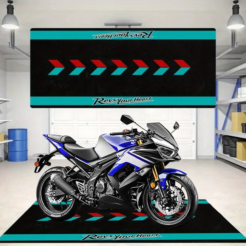 Tapis de course VIKAMA, résistant à la saleté et antidérapant, couverture de chevet de chambre à coucher, tapis de sol de stationnement de moto, décoration de la maison