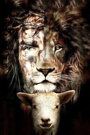 Classic Christian Wall Art Bible Jesus Lion And Warrior Oil On Canvas Posters And Prints Living Room Decoration Gifts