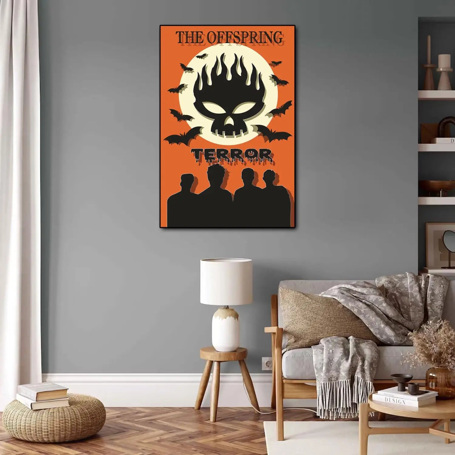 el descendiente Póster de lona de videojuegos de anime y cuadro de pared impreso, pósters de decoración moderna para dormitorio familiar