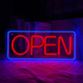 Enseigne Néon Ouverte, Grande Lampe Commerciale Alimentée Par USB, Utilisée Pour La Décoration À L'entrée Des Cafés, Bars, Restaurants Et Salons.