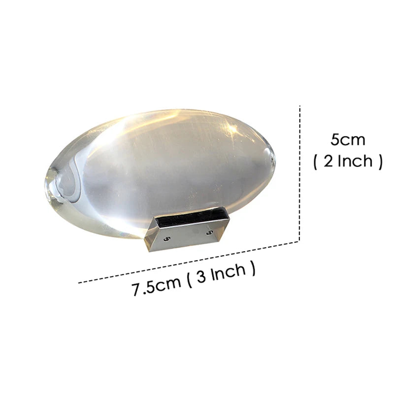 Lampe de table LED de designer italien Eye of The Sky Lampe de chevet en cristal Projecteur de coucher de soleil créatif pour la décoration de la maison et de la chambre