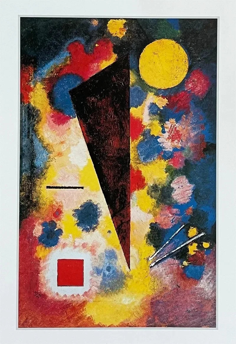 Wassily Kandinsky Descomposición Geométrica Equilibrio Póster Retro Pinturas sobre Lienzo Cuadros de Pared Decoración para el Hogar Museo