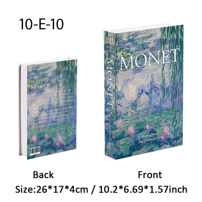Luxury Fake Book Decorative Books Boho Matisse Storage Box Home Decor Coffee Table Shelf Ornament Japanese Interior Decoration