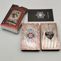 Mazo de Tarot de Lámina de Oro de Lujo que Vale la Pena con un Bonito Paquete de Plástico Juego de Mesa de Cartas de Oráculo para Principiantes
